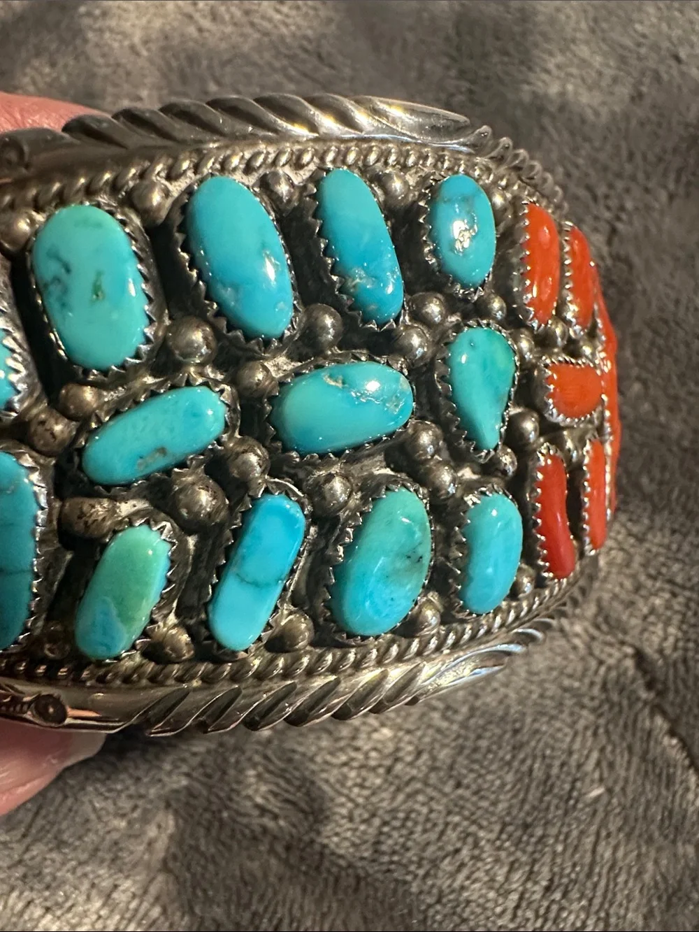 Vintage Navajo Cuff Tommy Moore Sterling